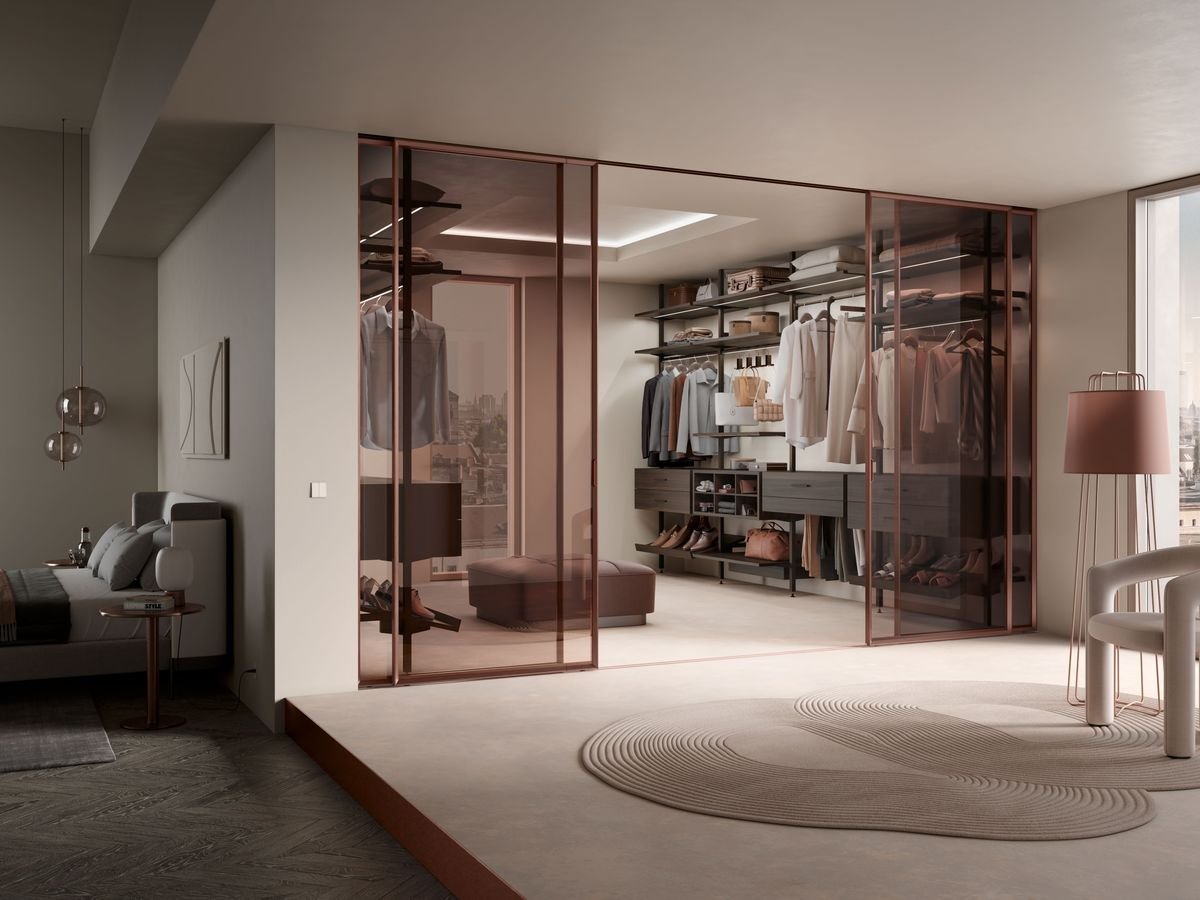 Fitted wardrobe installation